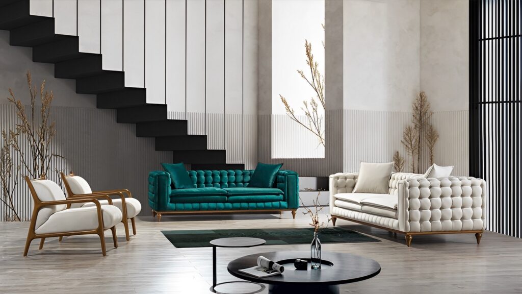 Cross sofa set, the favorite of sofa sets, is at Sofamir with its campaign prices!