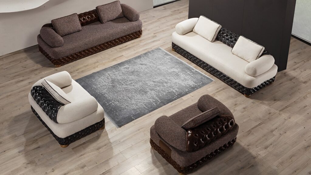 Nero sofa set with its flamboyant stance and campaign prices is at sofamir!